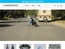 Tablet Screenshot of concretecoast.com